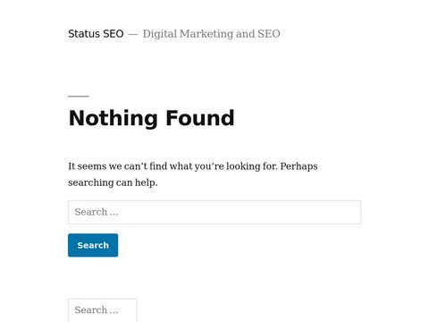 Status SEO HOME -  Search Engine Optimization for Cheshire a