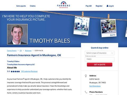 Farmers Insurance - Timothy Bales