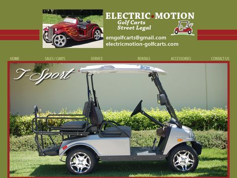 Electric Motion Golf Carts