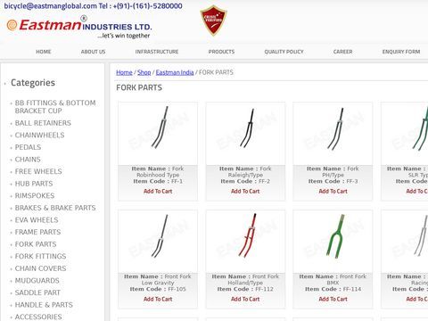 Bicycle Fork Parts Manufacturers