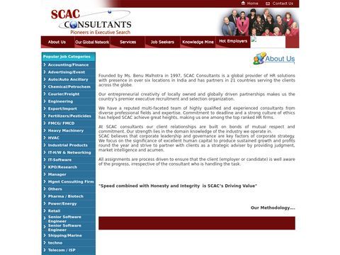 SCAC Consultants: employer job interview questions |