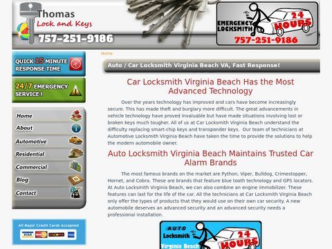 My Virginia Beach Auto Locksmith