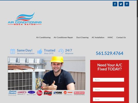 Air Conditioning Boca Raton | AC Repair | AC Installation | AC Services | Duct Cleaning