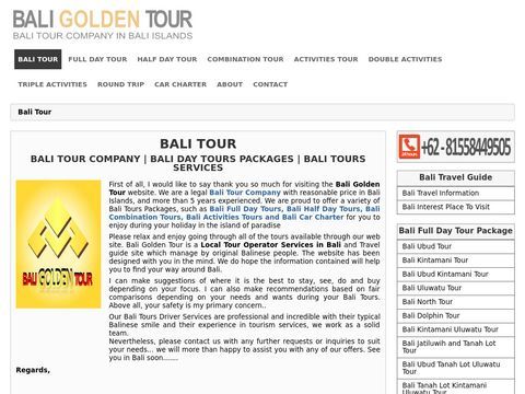 Bali Tour Company | Bali Tours Packages | Bali Tours Driver