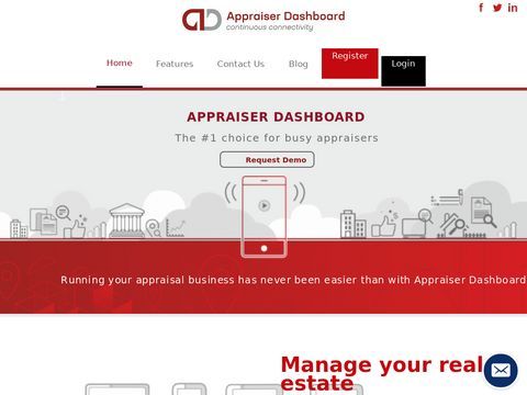 Real Estate Appraisal Management Software in Cloud | Appraiser Dashboard