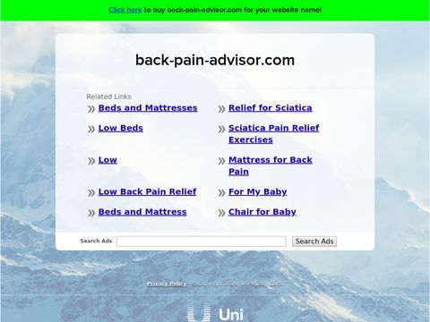 The Back Pain Advisor