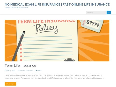 No Medical Exam Life Insurance  | Fast and Free No Medical E