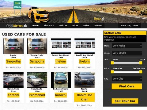 Motors.pk: Buy and Sell used cars online in Pakistan - Buy u