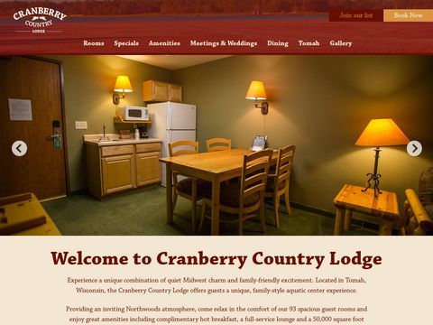 Cranberry Country Lodge Tomah WI Hotel