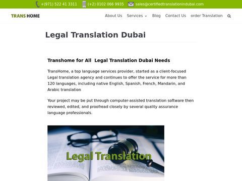 legal translation dubai