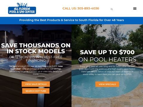 All Florida Pool & Spa Center Miami Florida | Pool Service Miami Experts