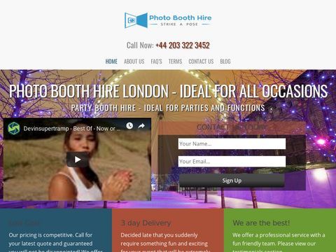 Photo Booth Hire London