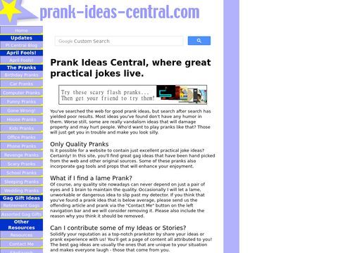 Prank Ideas Central