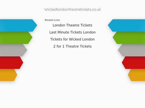 Wicked Tickets London