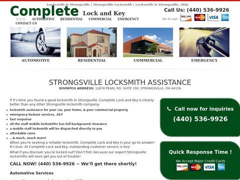 Complete Lock and Key