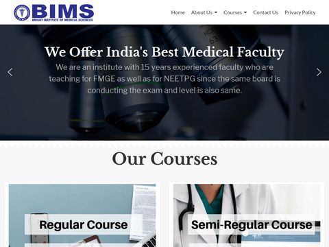 Home - BIMS | Best Institute In India