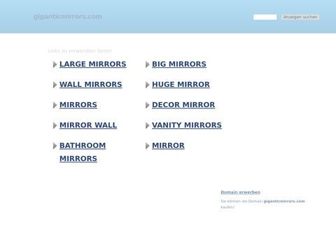 Gigantic Mirrors