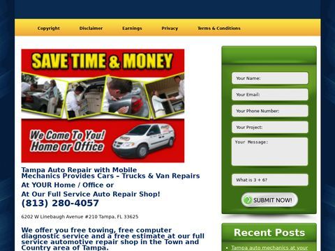 Tampa Auto Repair Town & Country Mechanics