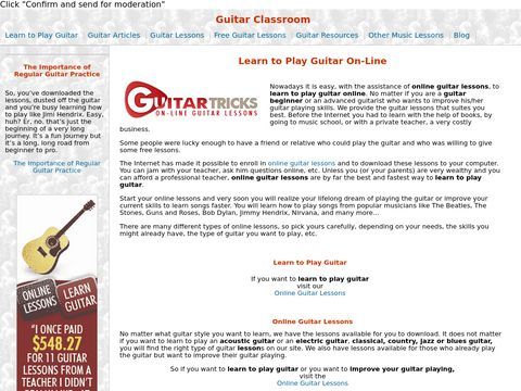 Online Guitar Lessons