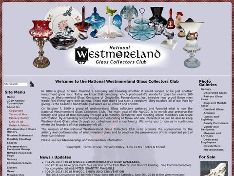 National Westmoreland Glass Collectors Club -NWGCC