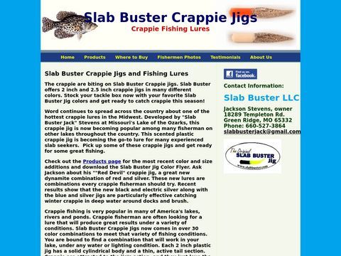 Slab Buster Crappie Jigs and Lures