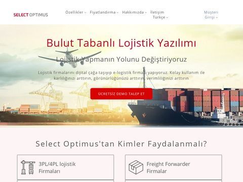 Select Optimus Cloud Based Logistics Management Software