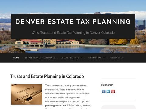 Denver Estate Tax Planning