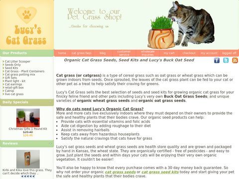 Cat Grass Seeds & Seed Kits