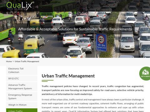 Urban Traffic Management Solutions in India