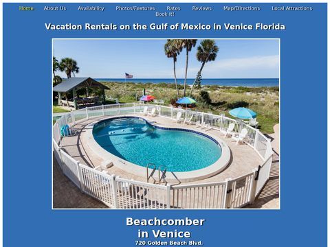 Vacation Rentals on the Gulf of Mexico in Venice Florida