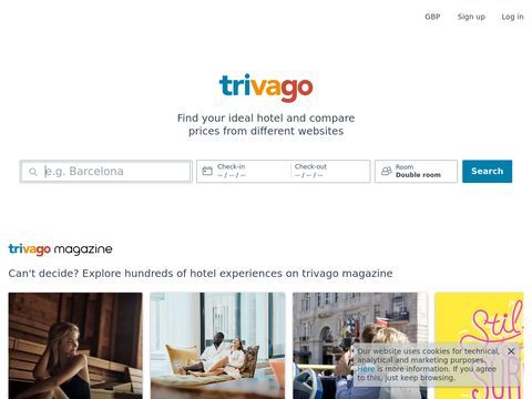 trivago - hotel reviews and travelguide