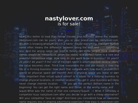 Nasty Lover Secret Toy Store