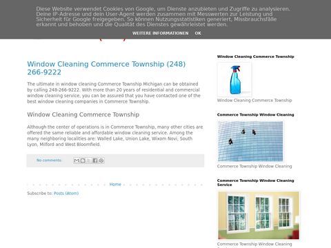 Commerce Township Window Cleaning Service