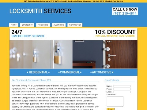 Forrest Locksmith Services