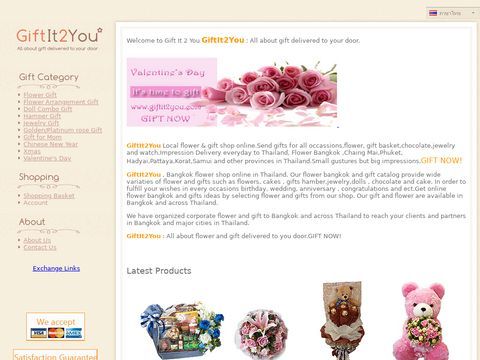 Lot of gift ideas & flower delivery Thailand 