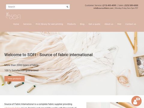 Wholesale and Discount Fabric Leader of Los Angeles, Califor