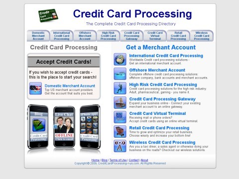 The Credit Card Processing Directory