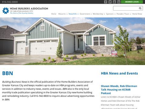 Greater Kansas City Home Builders News
