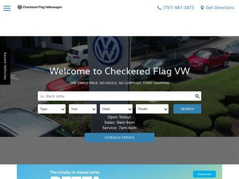 Checkered Flag Volkswagen
