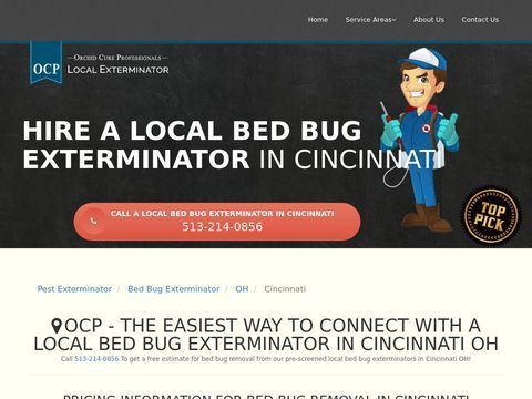 OCP Bed Bug Exterminator Cincinnati OH - Bed Bug Removal