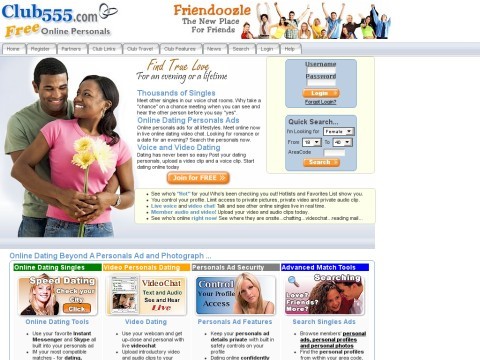 Club555 Online Dating, Singles online, Personals Ads, Video Dating