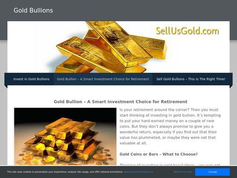 Gold Bullion – A Smart Investment Choice for Retirement