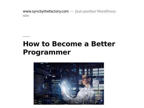 Sync By The Factory Web Design