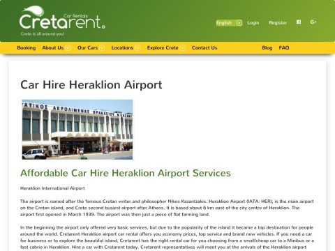 Cretarent - Rent a Car at Heraklion Airport