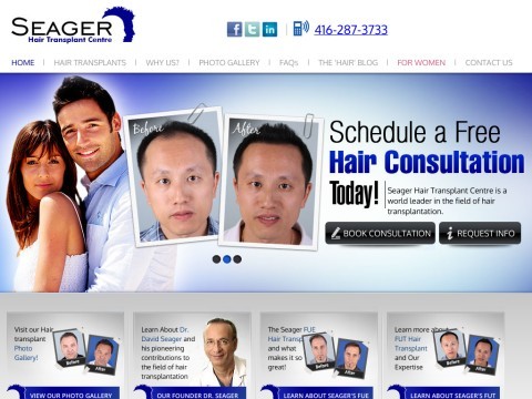 Seager Hair Loss Treatment Toronto