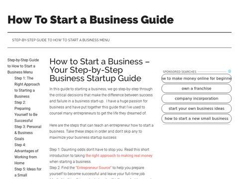 How to Start a Business, a step-by-step Guide