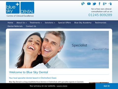 Specialist & Cosmetic Dentist in Chelmsford, Essex | Blue Sky Dental