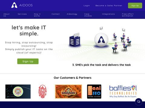 Hire Freelancers/AIDOOS- The Best Platform Of Software Devel