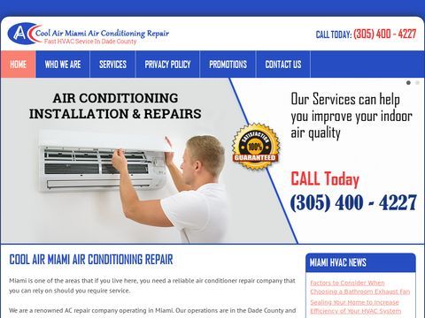 Cool Air Miami Air Conditioning Repair