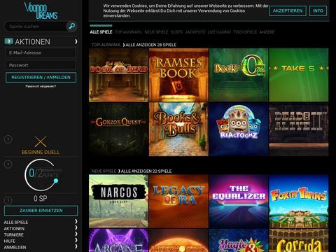 VoodooDreams Casino | A Brand New Casino